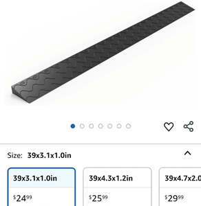 lot 30237 image: Anti-Slip Rubber Traction Strip 39x3.1x0.6 inch