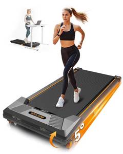 lot 8047 image: Walking Pad Treadmill, BestGod Incline Under Desk Treadmill 330lbs Capacity, 2.5HP Portable Treadmills for Home, Compact Treadmills Mini Walking Pad, Running Machine with Remote Control