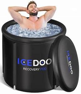 lot 8026 image: Susbie Ice Bath Tub for Athletes, Walk-In Bathtubs, Multiple Layered Portable Cold Plunge Tub with Cover,119 Gallon Portable Bathtub Adult, inflatable bathtub, Home or Outdoor,Gyms Bathtub