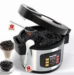 lot 8033 image: WantJoin 12L Boba Cooker Boba Maker Machine, Commercial Tapioca Cooker for Pearls, Commercial Boba Pearl Maker for Bubble Tea,Suit for Restaurants, Milk Tea Stores, Dessert Stores, Lounge Bars, 1850W