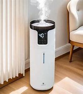 lot 8054 image: Lacidoll Humidifier large room, Lacidoll 16L4.2Gal Whole house Humidifier 2000 sq.ft. Ultrasonic Cool Mist Humidifier for Home with Extension Tube, Quiet Bedroom Humidifier with Aroma Box, White