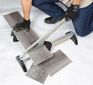 lot 8083 image: CUTTEREX Laminate Floor Cutter for VCT, LVT, SPC, PVC, WPC, Rubber Floor and Rigid Core Vinyl Plank, Laminate Flooring Cutter, Vinyl Floor Cutter, for 8 Width and 10mm Thickness