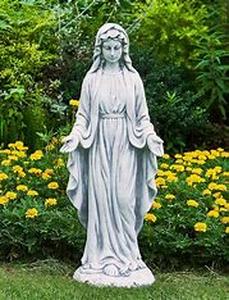 lot 8088 image: TOETOL Virgin Mary 29.9 Inch Outdoor Statue Religious Blessed Mother Garden Decor Statues Catholic Mother Mary Yard Patio Deck Home Entryway Hallway Sculpture