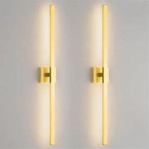 lot 8096 image: Hillsboro 24W Modern Wall Sconces Set of Two, 33.46 Inch 360°Rotatable Black Vanity Light, 3 Color Dimmable LED Sconces Wall Lighting, Vanity Light Bar Wall Lamp for Bathroom, Living Room,Bedroom