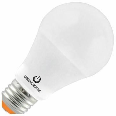 lot 9112379 image: (box of 6) Green Creative 98564 - 9A19940277V A19 a Line Pear LED Light Bulb