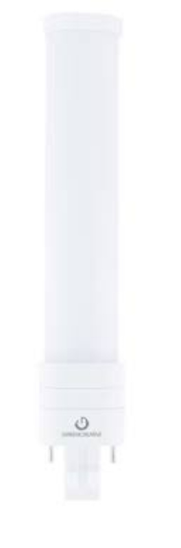 lot 9112802 image: Green Creative PLS GX23 LED Hybrid Installation Light 5.5W 4000K 620 Lumens 6 Pack