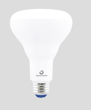 lot 9112819 image: Green Creative 98463 - 9BR30DIM840 9W 120V BR30 E26 base dimmable BR30 Flood LED Light Bulb