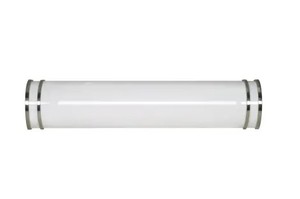 lot 9112691 image: Satco Nuvo Glamour LED 25-in Vanity Fixture Brushed Nickel Finish CCT Selectable