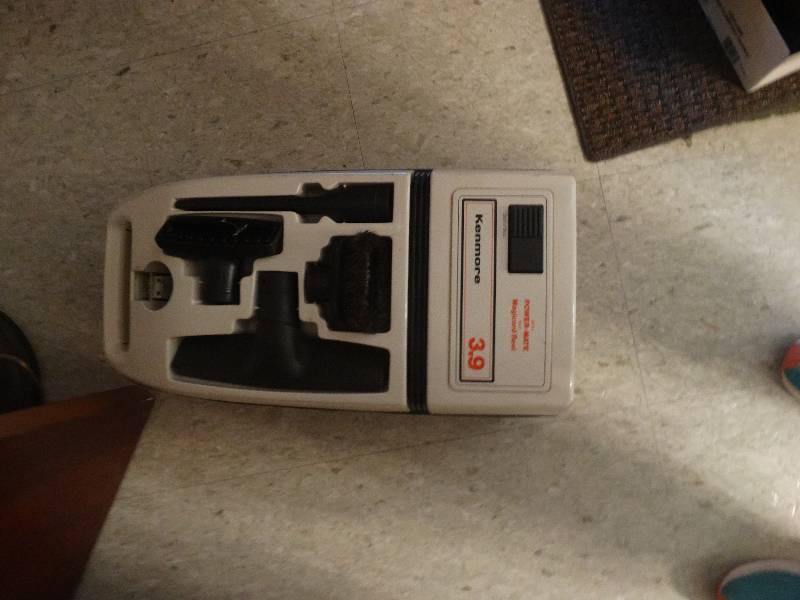 lot 5324 image: Kenmore power mate vacuum.