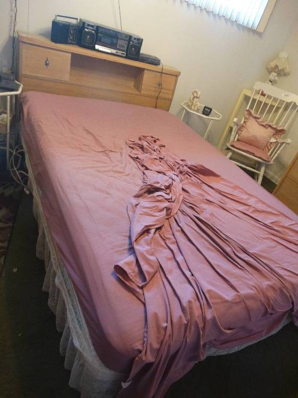 lot 5334 image: Full size adjustable flexa bed.