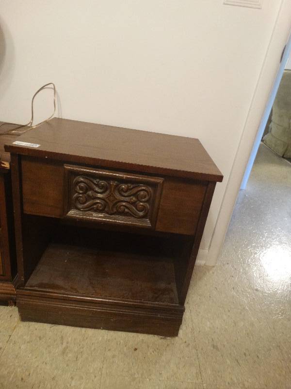 lot 5357 image: Wooden night stand.