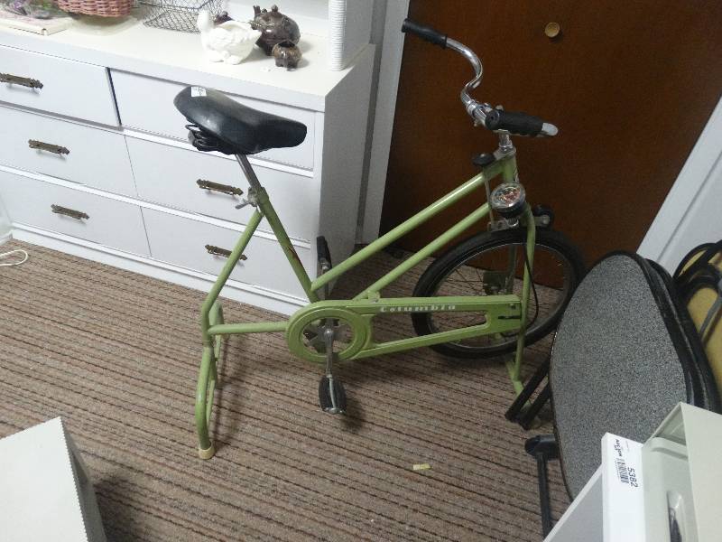 lot 5378 image: Columbia stationary bike.