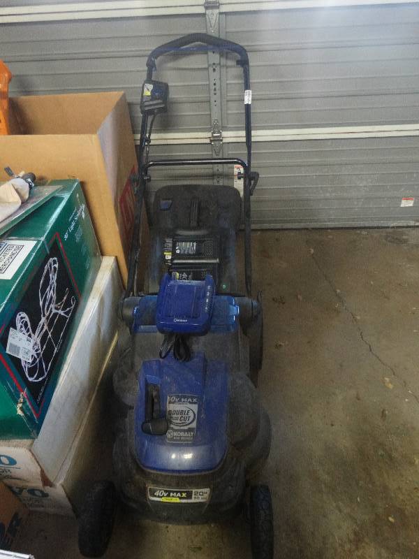lot 5489 image: Kobalt km 2040x 40v max 20 lawnmower.