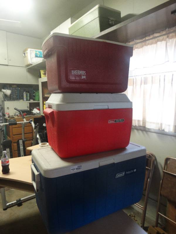 lot 5506 image: 3 coolers.