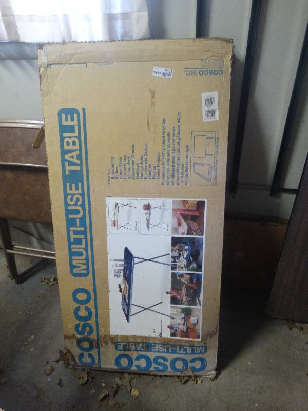 lot 5508 image: Cosco multi-use table 24 x 48.