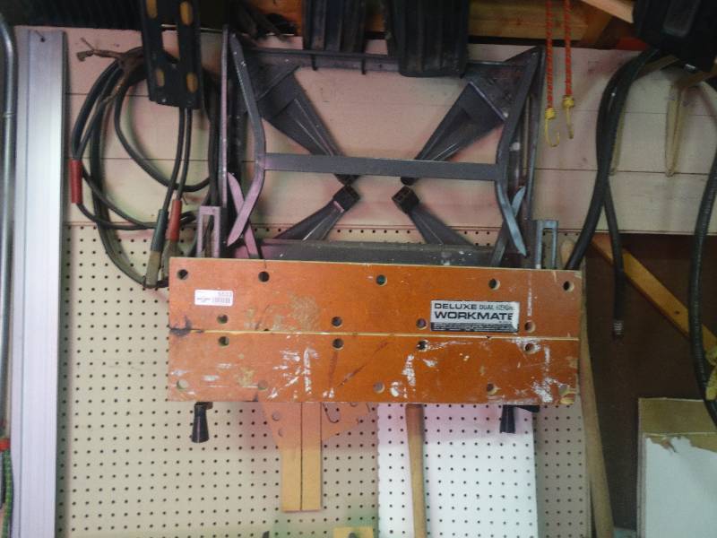 lot 5533 image: Deluxe dual height workmate.