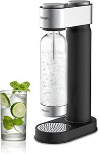 lot 40803 image: MISSING BOTTLE AND OTHER PIECES SEE PHOTOS PHILIPS ADD4902BKO37 Sparkling Water Maker, Soda Maker, Soda Streaming Machine with 1L Carbonating Bottle, Seltzer Fizzy Water Maker, Compatible with Any Screw-in 60L CO2 Carbonator(NOT Included)