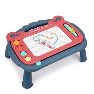lot 40820 image: HCFJEH Magnetic Drawing Board for Toddlers 1-3, Color Erasable Doodle Writing Pad, Learning Painting Sketch Pad, Best Birthday Easter Christmas Halloween Kids Toy Gifts for Boys and Girls(Blue)