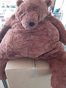 lot 40823 image: Large Stuffed Bear 35 Tall