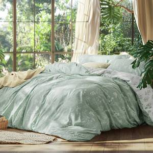 lot 40829 image: Bedsure Queen Comforter Set - Sage Green Bed Set, 3 Pieces Cute Floral Bedding, 1 Soft Reversible Botanical Flowers Comforter and 2 Pillow Shams