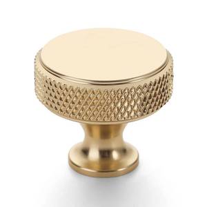 lot 40839 image: Coinkoly 10 Pack 1-15(30mm) Gold Knurled Cabinet Knobs for Dresser Kitchen Knobs for Cabinets Brushed Gold Cabinet Pulls Hardware