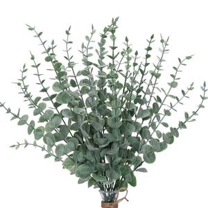 lot 40843 image: CEWOR 24pcs Eucalyptus Stems Artificial Eucalyptus Leaves Fake Greenery Branches Fake Flowers for Wedding Centerpiece Spring Easter Farmhouse Home Decoration