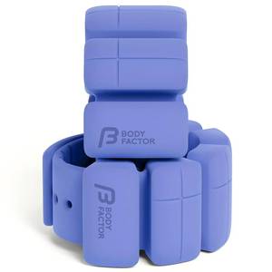 lot 40897 image: Ankle Weights, Wearable Silicone Wrist Weights, Adjustable Size for Women and Men, Gym Workout, Walking, Running, Dance, Aerobics, Yoga and Pool Exercises Set of 2 (1 lb each)