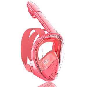 lot 40905 image: QingSong Kids Snorkel Mask Full Face, Snorkeling Set with Camera Mount, 180 Degree Panoramic View Snorkeling Gear Anti-Fog Anti-Leak