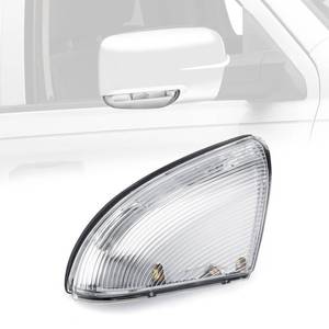 lot 40919 image: WEILEITE LED Side Mirror Light Turn Signal Puddle Bulb Lens Cover Fit For Dodge Ram 1500 2009-2011 2012 2013 2014 2015 2016 2017 2018 Ram 2500 2010-2018 Right Passenger Replaces 68064948AA 68232478AA