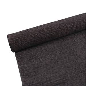 lot 40941 image: 70g Premium Crepe Paper Roll for Flower Making White Green Pink Crepe Paper Sheets Streamer,10in Width, 8ft Length (Black)