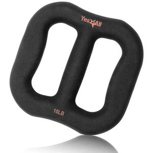 lot 40951 image: Yes4All 3-in-1 Multifunctional Neoprene DumbbellMulti-Usage Dumbbell with Solid Core, Ergonomic Curve,Black
