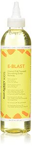 lot 40964 image: Aunt Jackies Kids E-Blast Daily Oil for Dry Scalp, Vitamin E and Flaxseed Nourishing Scalp Remedy for Naturally Curly, Coily and Wavy Hair, 8 oz
