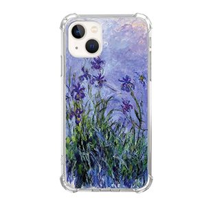 lot 40983 image: Veakgpligo Iconic Painting Lilac Case Compatible with iphone 13, Aesthtic Lilac Flower Famous Art Case for Girl Women Men,Unique Soft TPU Bumper Case Cover