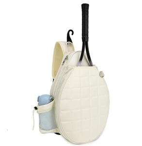 lot 41049 image: Single Tennis Racket Carrying Bag, Unisex Tennis Racket Cover Single Tennis Racket Bag with Adjustable Shoulder Strap Canvas
