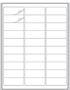 lot 41055 image: Methdic Address Labels 1 x 2-58 900 Labels Sticker Paper for LaserInk Jet Printer Mailing Labels 8.511 White 30 per Sheet