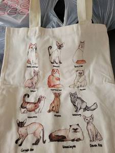lot 41060 image: Cat Tote Bag