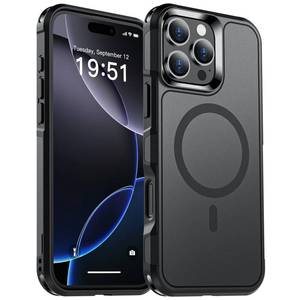 lot 41074 image: SUPFINE Magnetic for iPhone 16 Pro Case 2024, Compatible with MagSafe16 FT Military Grade Drop ProtectionDual-Layer Design Shockproof Phone Case for iPhone 16 Pro 6.3 inch,Black