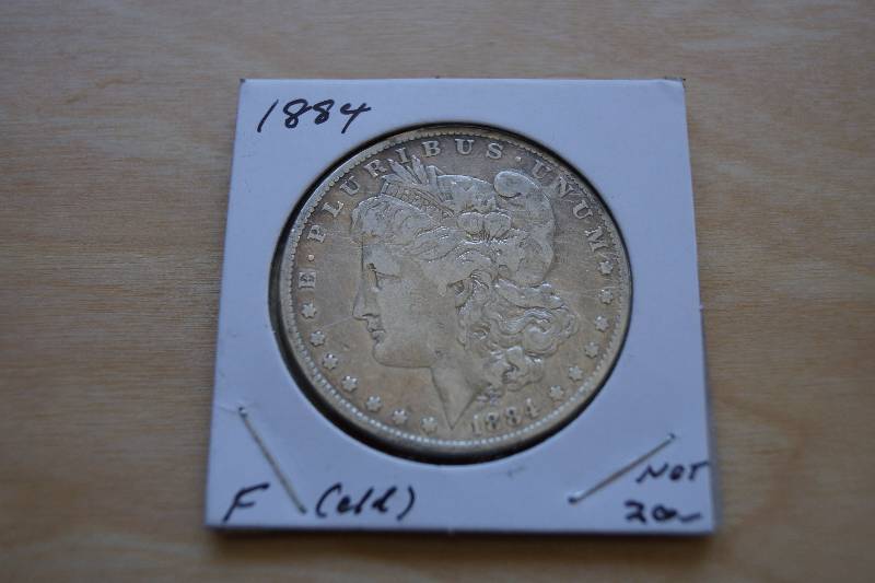 lot 380 image: 1884 Morgan Silver Dollar