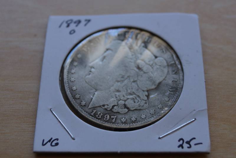 lot 377 image: 1897-O Morgan Silver Dollar