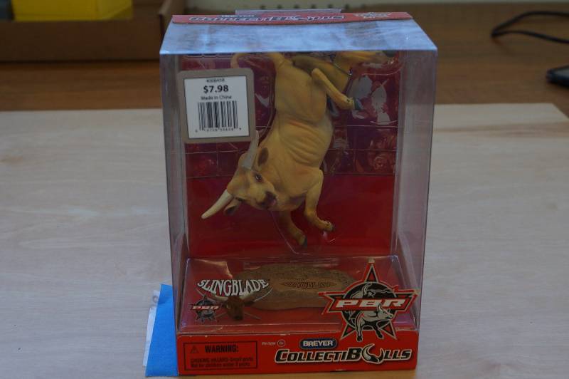 lot 408 image: PBR BREYER BULLS COLLECTIBULLS- Sling Blade