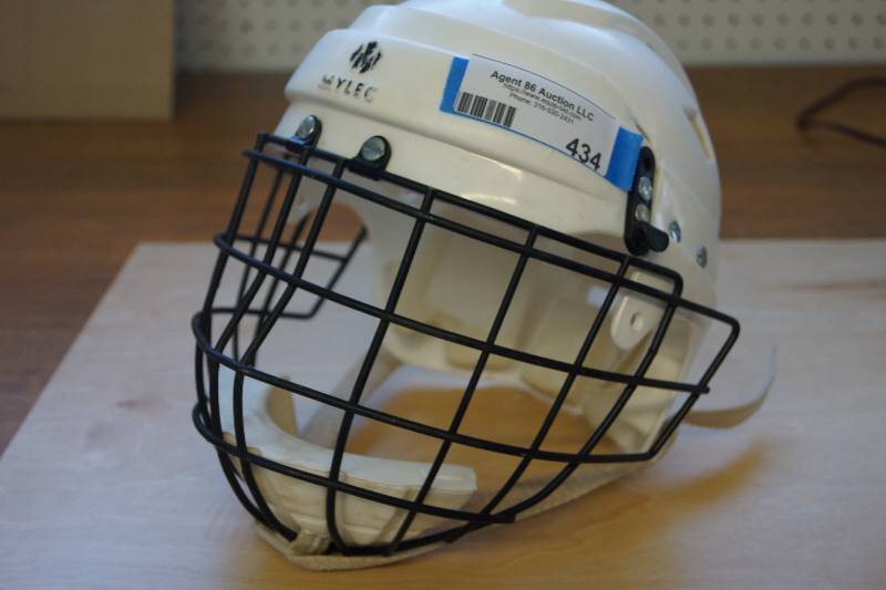 lot 434 image: Mylec Bullrider or Goalie Helmet With Fase Mask