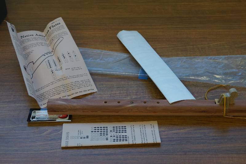 lot 453 image: Native American Flute   Wood