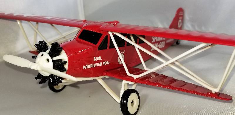 lot 301 image: ERTL-WINGS OF TEXACO SERIES BANK  132 Scale-  Spokane Sun God
