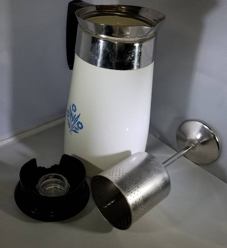 Corningware, Accents, Corning Ware 9 Cup Stove Top Coffee Potpercolator  Unit Starburst Space Design