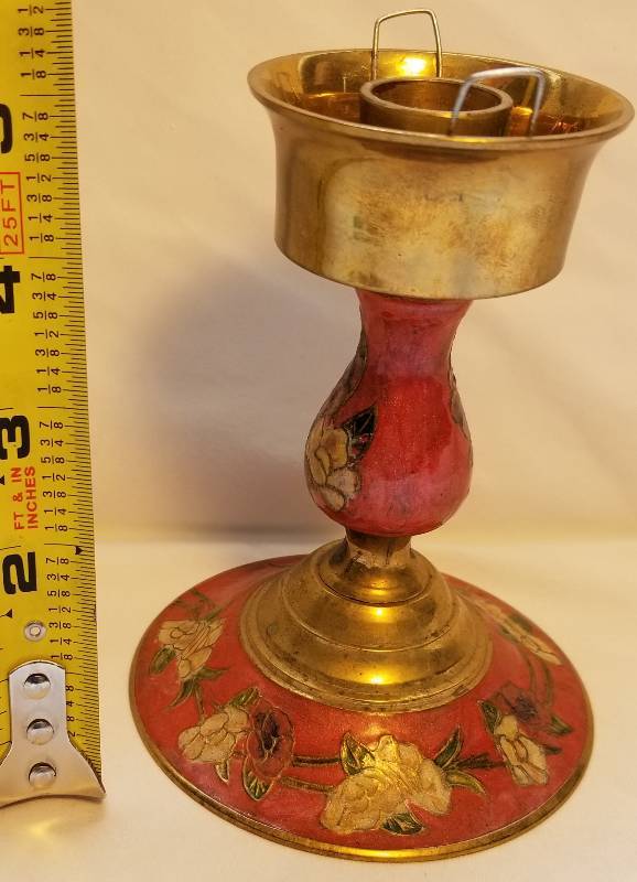 lot 345 image: Brass Candle Stick or Lamp