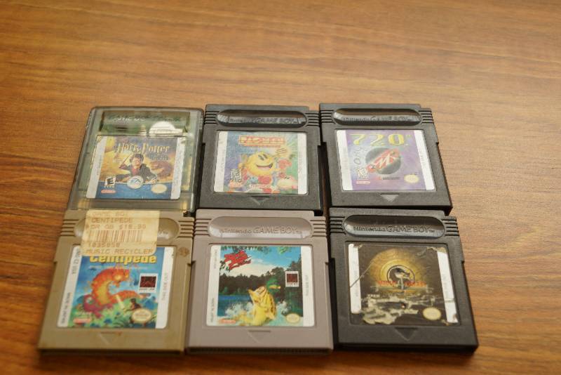 lot 5 image: Lot of 6 Nintendo Gameboy Games- Cartridges- PAC MAN and Others