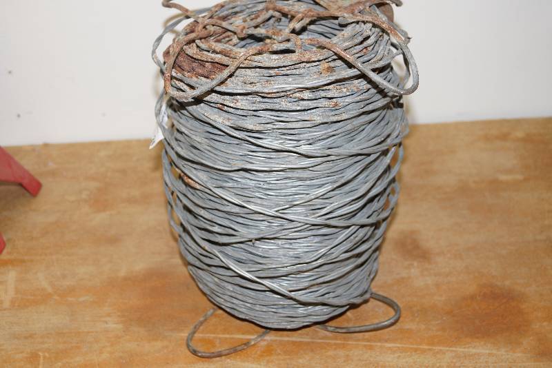 lot 24 image: Spool Of Barb-LESS Fencing Wire-  Use or Craft