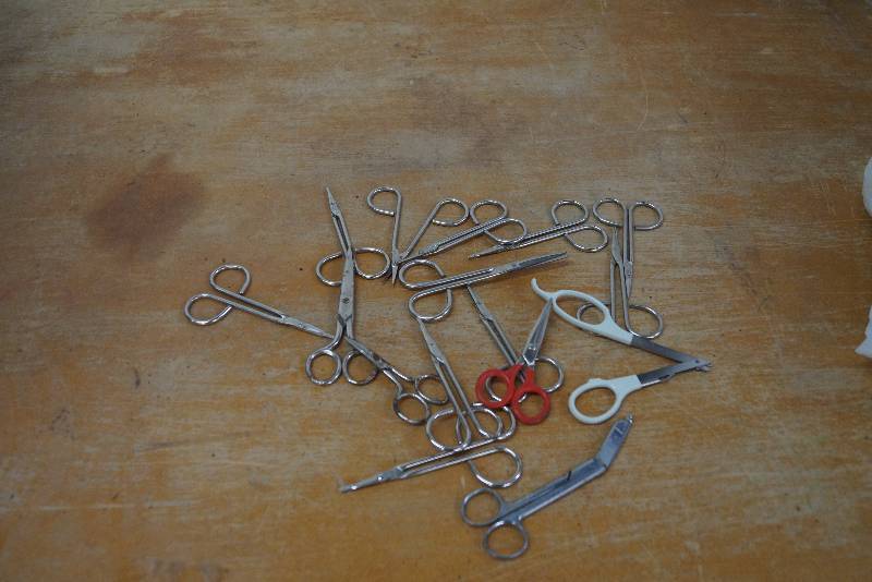 lot 28 image: Large Lot of Medical Scissors