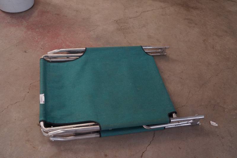 lot 40 image: Folding Camping Cot