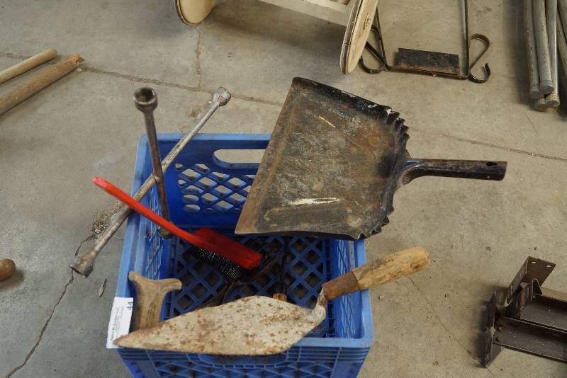 lot 44 image: Milk Crate and Contents- 4 Way and Other